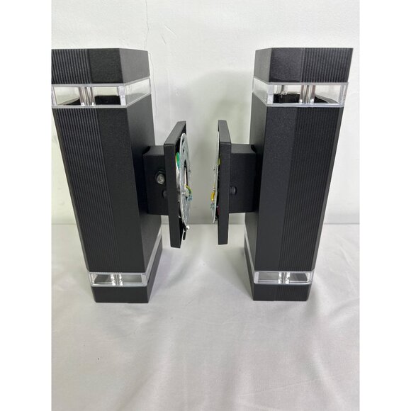 Set of Two Rosykite Dusk To Dawn Outdoor Wall Lights Model ROSY11-2700K - Picture 4 of 12